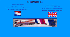 Desktop Screenshot of gejomodels.nl